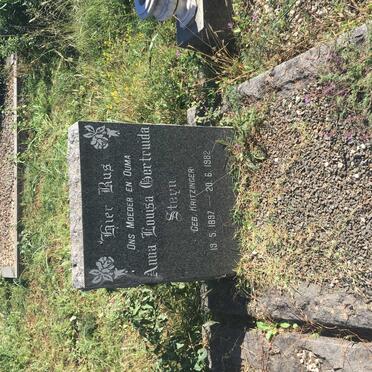 STEYN Anna Louisa Gertruida nee KRITZINGER 1897-1982