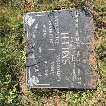 SMITH Stephanus Christiaan 1890-1967 &amp; Anna Catharina DU TOIT 1895-1967