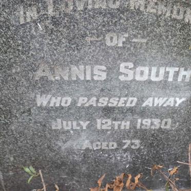 SOUTH Annis -1930