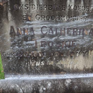 TROSKIE Anna Catherina 1861-1935