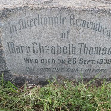 THOMSON Mary Elizabeth -1939