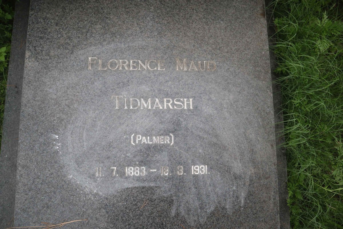 TIDMARSH Edwin Mortleman 1879-1954 & Florence Maud PALMER 1883-1931
