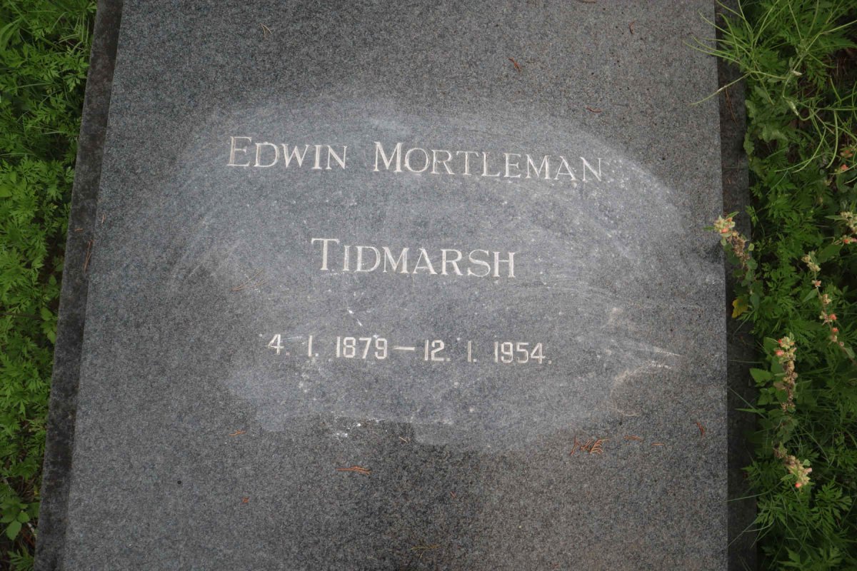 TIDMARSH Edwin Mortleman 1879-1954 & Florence Maud PALMER 1883-1931