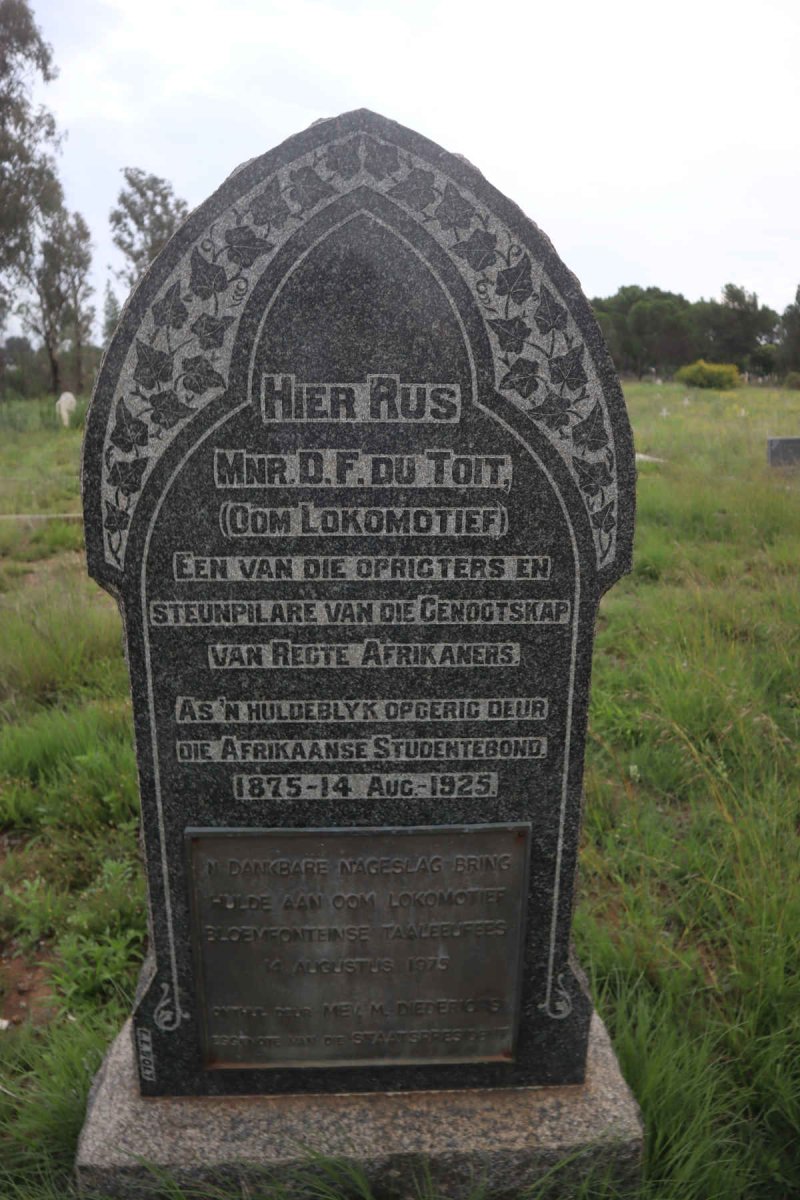 TOIT D.F., du 1846-1923