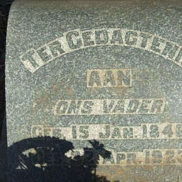 TOIT D.F., du 1846-1923