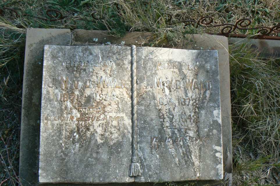 WALT J.N., v. d. 1871-1936 & L.M. 1872-1942