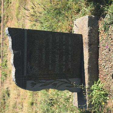 WALT Stephanus J., v.d. 1900-1965