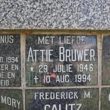 BRUWER Attie 1946-1994
