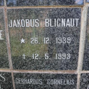 BLIGNAUT Jakobus 1939-1993