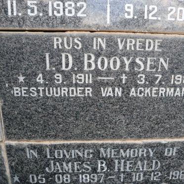 BOOYSEN I.D. 1911-1981