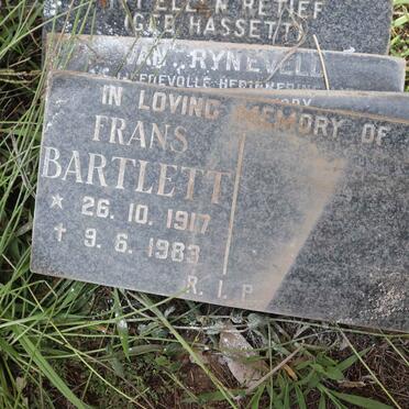 BARTLETT Frans 1917-1983