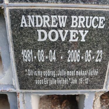 DOVEY Andrew Bruce 1981-2006