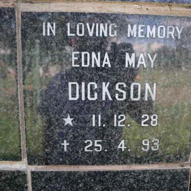 DICKSON Edna May 1928-1993