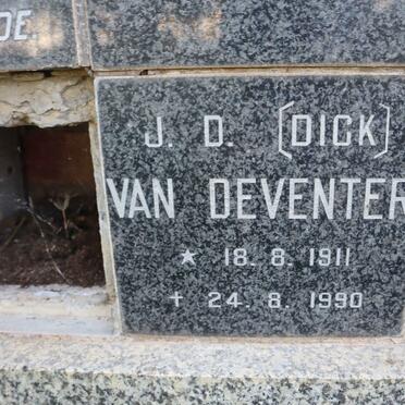 DEVENTER J.D., van 1911-1990