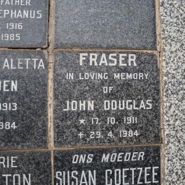FRASER John Douglas 1911-1984