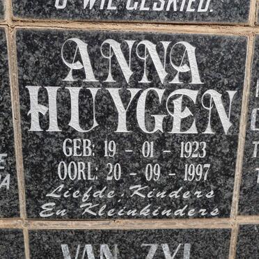 HUYGEN Anna 1923-1997