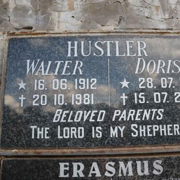 HUSTLER Walter 1912-1981 &amp; Doris 1919-2005