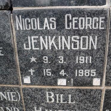 JENKINSON Nicolas George 1911-1985