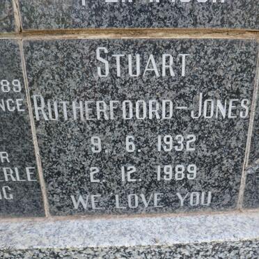 JONES Stuart, RUTHERFOORD- 1932-1989