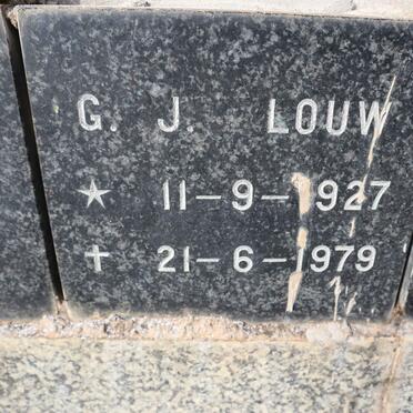 LOUW G.J. 1927-1979