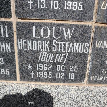 LOUW Hendrik Stefanus 1962-1995