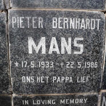 MANS Pieter Bernhardt 1933-1986