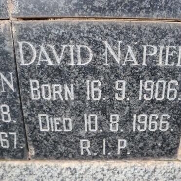 NAPIER David 1906-1966
