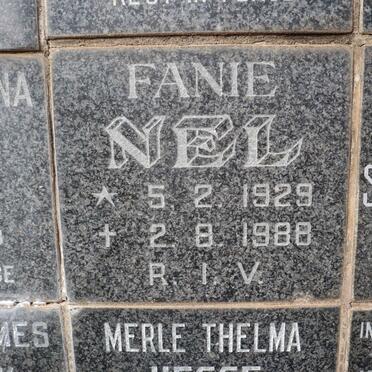 NEL Fanie 1929-1988