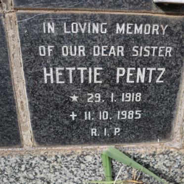 PENTZ Hettie 1918-1985