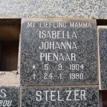 PIENAAR Isabella Johanna 1904-1990