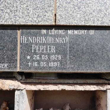 PEPLER Hendrik 1929-1997