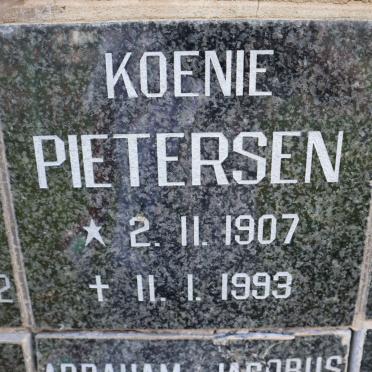 PIETERSEN Koenie 1907-1993
