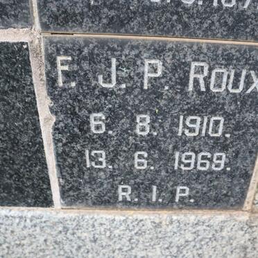 ROUX F.J.P. 1910-1969