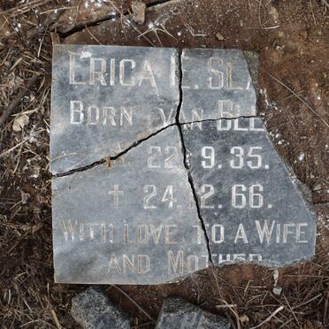 SL? Erica L. nee VAN BLE 1935-1966