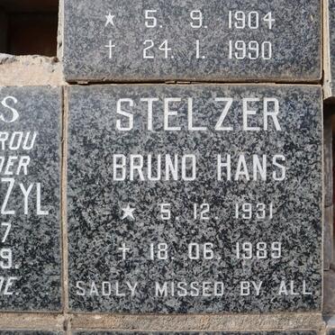 STELZER Bruno Hans 1931-1989