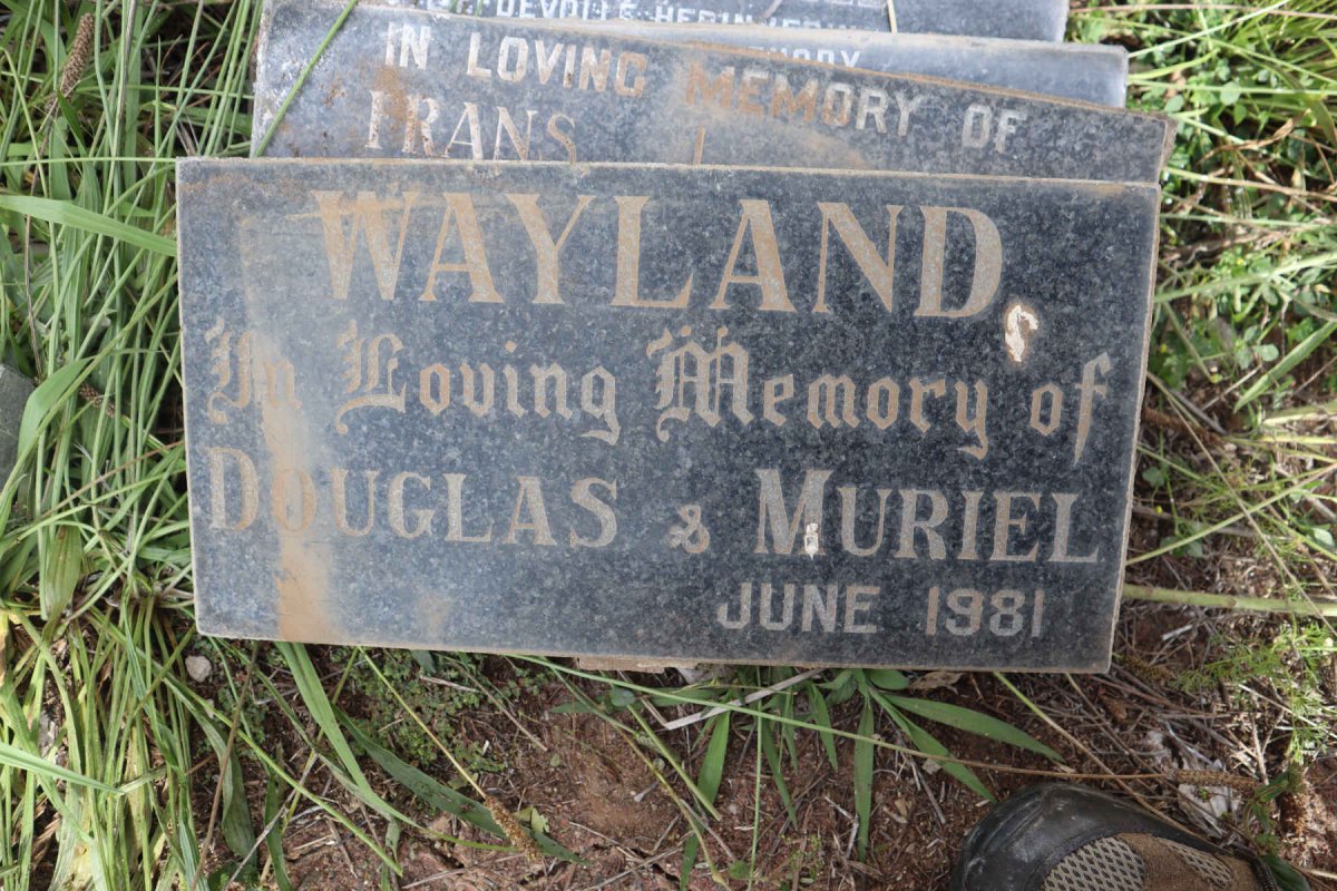 WAYLAND Douglas -1981 & Muriel -1981