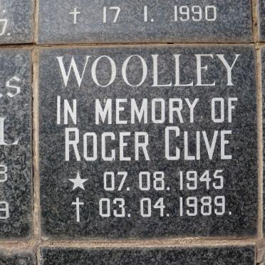 WOOLLEY Roger Clive 1945-1989