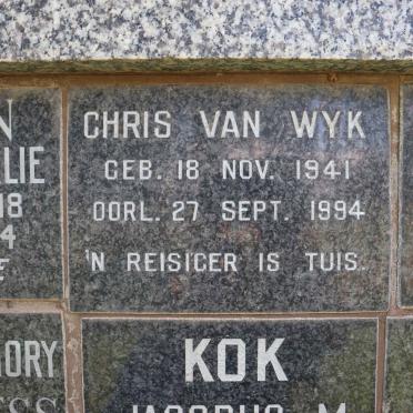 WYK Chris, van 1941-1994