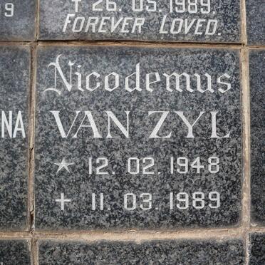 ZYL Nicodemus, van 1948-1989