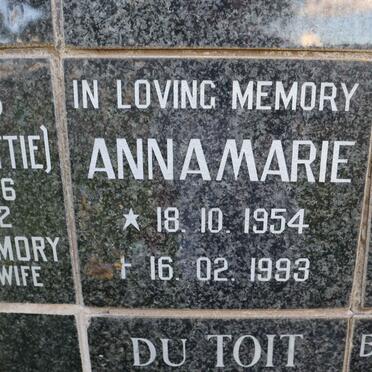 ? Anna Marie 1954-1993
