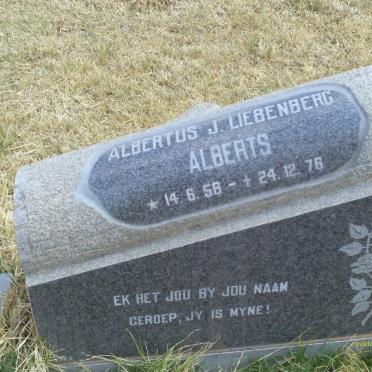ALBERTS Albertus J. Liebenberg 1956-1976