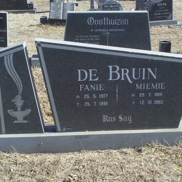 BRUIN Fanie, de 1917-1981 &amp; Miemie 1919-1983