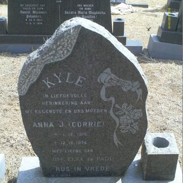KYLE Anna J. 1916-1974