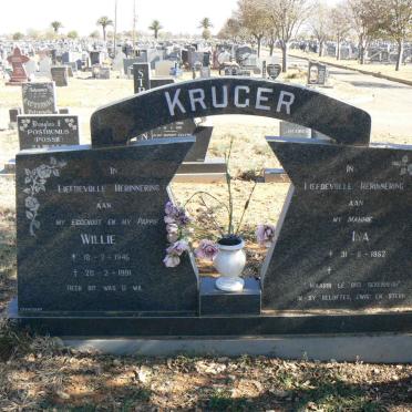 KRUGER Willie 1945-1991 &amp; Ina 1952-