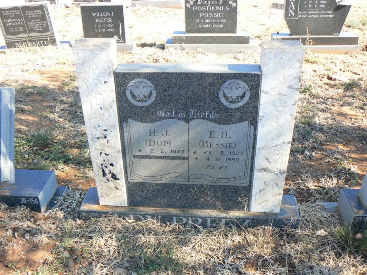 PREEZ H.J., du 1923- & E.H. 1927-1990