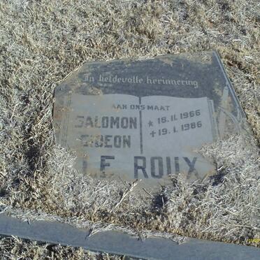 ROUX Salomon Gideon, le 1966-1986
