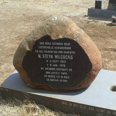 WILCOCKS M. Steyn 1933-1976