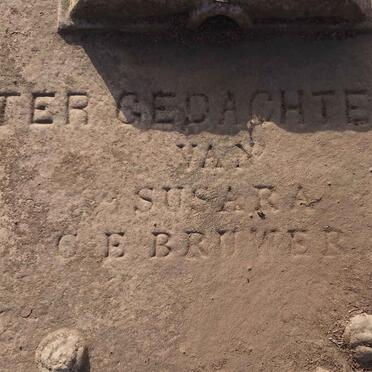 BRUWER Susara C.E. 18??-18?5 