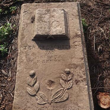 BRUWER Susara C.E. 18??-18?5 