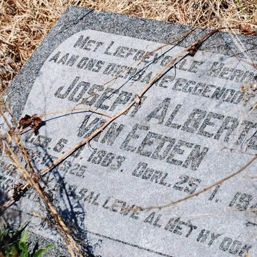 EEDEN Joseph Albertus, van 1883-1946